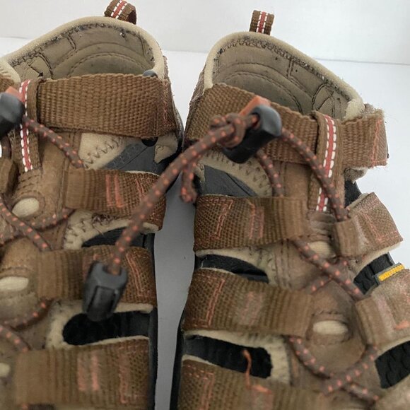 Keen Kids Brown Newport Outdoor Sport Active Leather Textile Sandals Size 3 - Picture 7 of 10